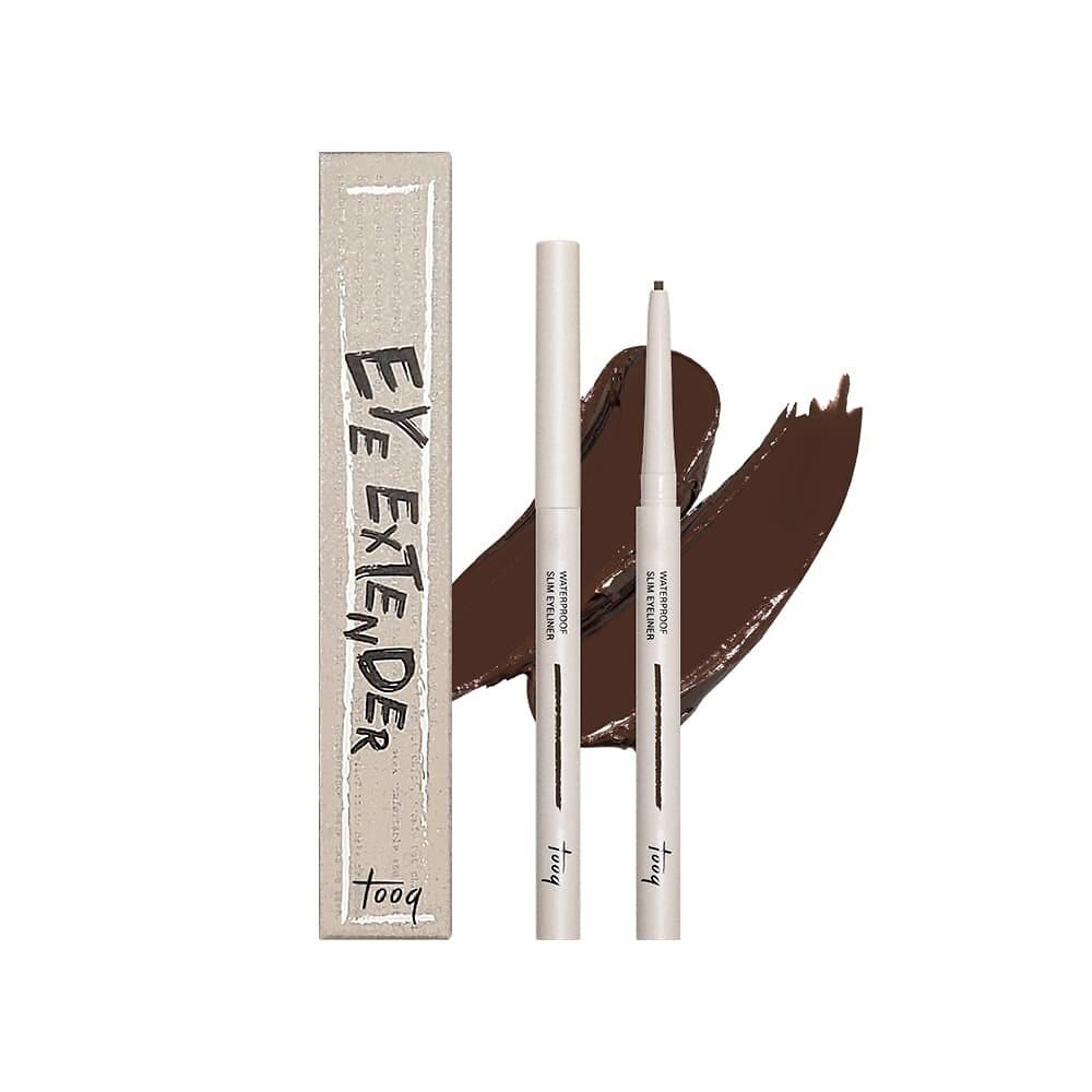 Tooq waterproof slim eyeliner [Burnt toast]